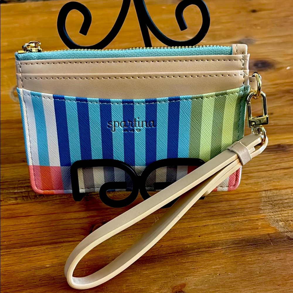 Sportina Colorful Striped Wristlet Card Case - Multicolor